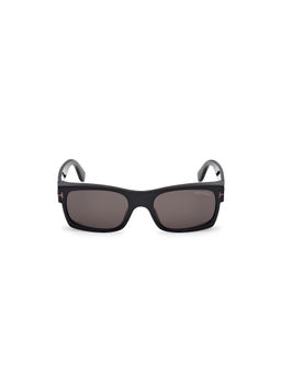 Tom Ford Eyewear - Men's Grey Rectangle Shape Sunglass - FT1181-N 56 01A (56)