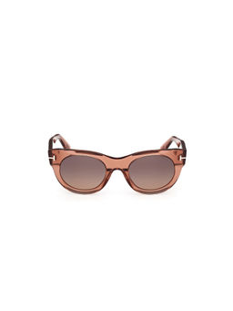 Tom Ford Eyewear - Women's Purple Round Shape Sunglass - FT1315 50 45T (50)