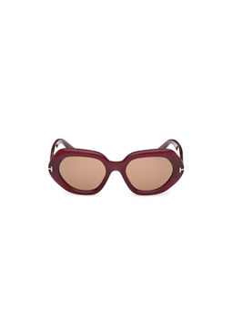 Tom Ford Eyewear - Women's Brown Oval Shape Sunglass - FT1317 51 81E (51)