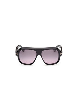 Tom Ford Eyewear - Women's Grey Pilot Shape Sunglass - FT1324 56 01B (56)