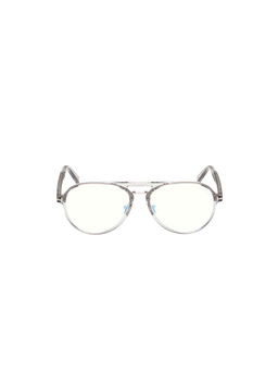 Tom Ford Eyewear - Men's Grey Pilot Shape Eye Frame - FT5981-B 57 020 (57)