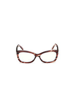 Tom Ford Eyewear - Women's Multi-Color Rectangle Shape Eye Frame - FT6046-B 55 055 (55)