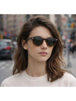 Zaadran - Unisex Brown Round Sunglass - Oxfd Leopard (5.4)