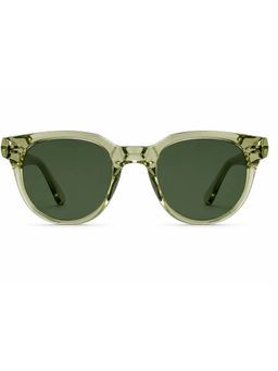 Zaadran - Unisex Green Round Shape Sunglass - Potter Green (5.6)