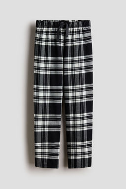 H&M - Boys Black Cotton Pyjama Bottoms