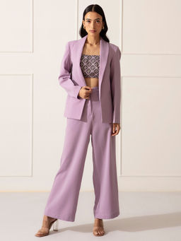 Twenty Dresses by Nykaa Fashion - Mauve Styled With Perfection Blazer