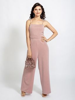 RSVP by Nykaa Fashion - Pink Choose To Sparkle Jumpsuit
