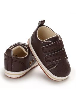 Little Hip Boutique - PU Anti-Slip Booties - Brown