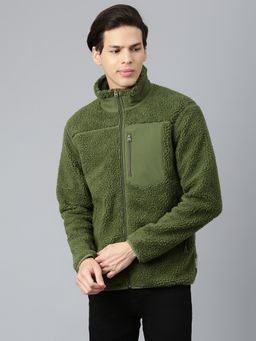 WOODLAND - Self Design Sweatshirt Olive