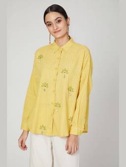THE RIGHT CUT - Yellow Sunset Jasmine Shirt