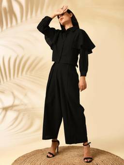 MARKKAH STUDIO - All Black Coord Set
