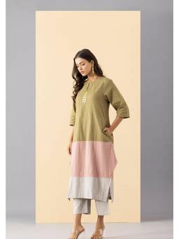 MARKKAH STUDIO - Grey Cotton Pants