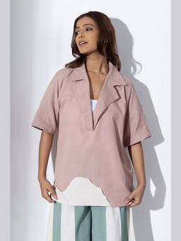 MARKKAH STUDIO - Pink Nami Shirt