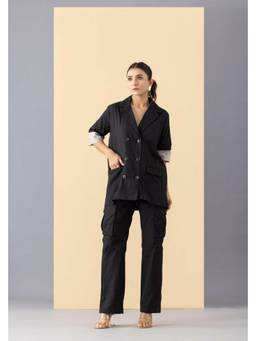 MARKKAH STUDIO - Black Yin Yang Coord Set
