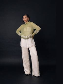 THE RIGHT CUT - Leaf Merge Green Shirt