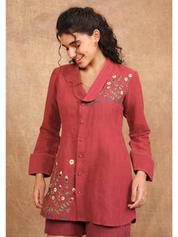 THE RIGHT CUT - Red Lily Of The Valley Shirt