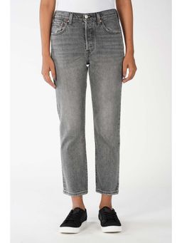 Levi's - Women 501 Straight Fit Grey Jeans