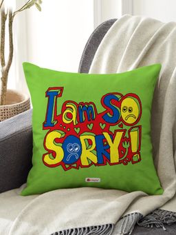 Indigifts - I Am So Sorry Quote Cushion Cover with Filler, Valentine Gifts, Love Gift
