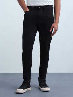 Flying Machine - Mens Mid Rise Manke Relaxed Tapered Fit Jeans