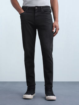 Flying Machine - Mens Mankle Relaxed Tapered Fit Stone Washed Jeans