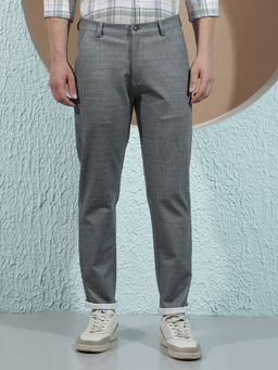 CRIMSOUNE CLUB - Mens Grey Knitted Trouser