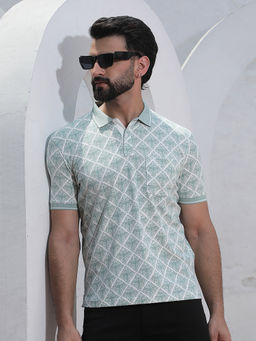 CRIMSOUNE CLUB - Mens Green Polo T-Shirt
