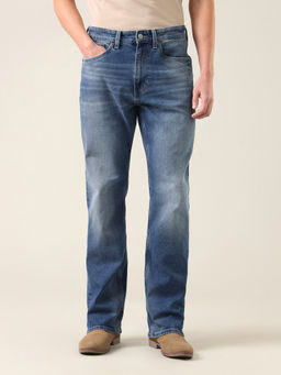 U.S. Polo Assn. Denim Co. - Mens Connor Bootcut Fit Whiskered Jeans