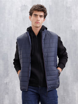 WROGN - Mens Solid Casual Puffer Jacket