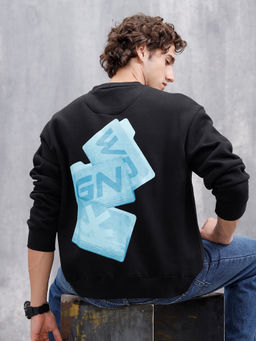 WROGN - Casual Oversized Sweatshirt With Statement Graphic