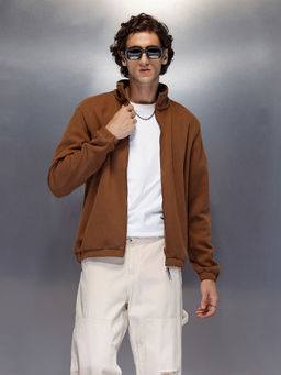 WROGN - Mens brown zip-up jacket