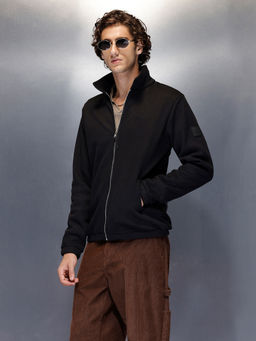 WROGN - Mens slim-fit textured high-neck jacket