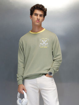 WROGN - Mens Comfort Fit branded Sweatshirt