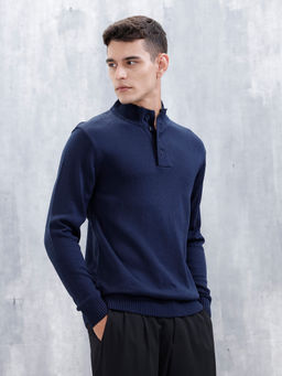 WROGN - Mens Solid Slim Fit Sweater