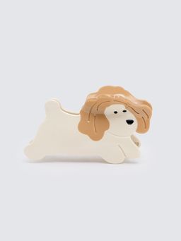 Pomelo - Dog Silhouette Matte Resin Hair Claw Clip with Long Ears