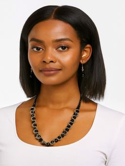 JEWELZ - Midnight Glam Black Beaded Jewellery Set