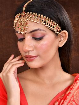 Silvermerc Designs - Multi-Color South Indian Bridal Mathapatti