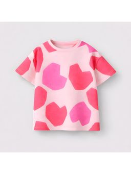 Googo Gaaga - Girls Pink Printed T-Shirt