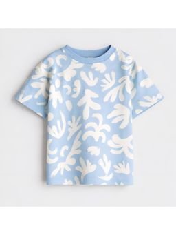 Googo Gaaga - Boys Blue Printed T-Shirt