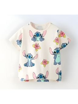 Googo Gaaga - Boys White Printed T-Shirt