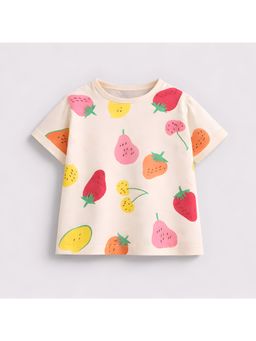 Googo Gaaga - Girls Pink Printed T-Shirt