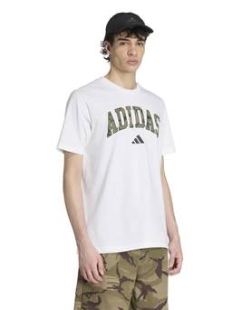 adidas - Men White CAMO SCRIPT GRAPHIC T-Shirt