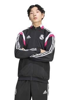 adidas - Men Black Real Madrid Track Top 14 Football Track Jacket