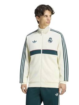 adidas - Men Beige Real Madrid Football Track Jacket