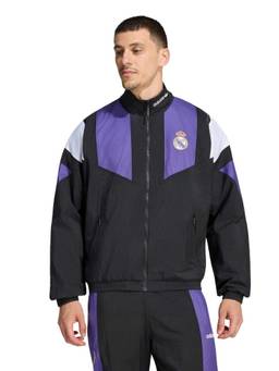 adidas - Men Black Real Madrid EQT Football Track Jacket