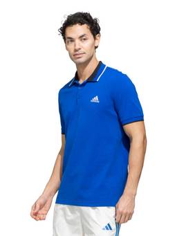 adidas - Men Blue ESSENTIALS CORE Training Polo T-Shirt