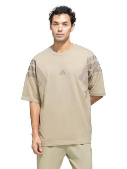 adidas - Men Beige Future Woven BW T-Shirt