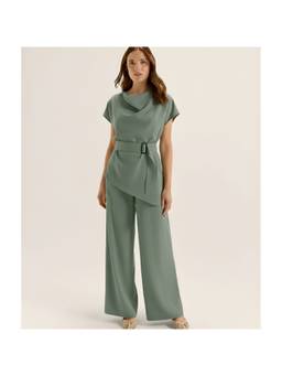 ATRI - Sea Green Solid Co-ord Set