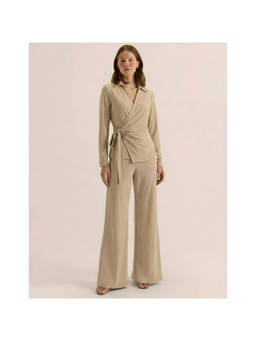 ATRI - Beige Solid Co-ord Set