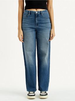 Levi's - Womens High Rise Wide Leg Blue Jeans