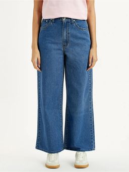 Levi's - Womens Mid Rise 94 Baggy Fit Blue Jeans